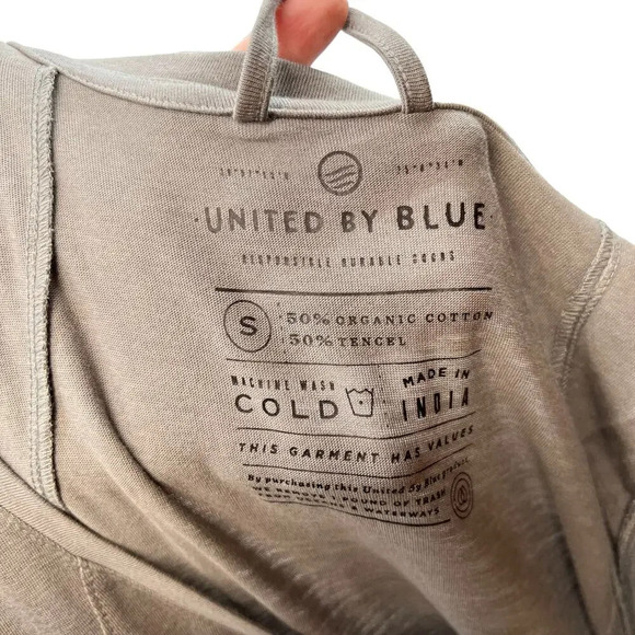 United by Blue Gray Organic Cotton Tencel Tank Dress Mini Size‎ Small - Picture 10 of 10